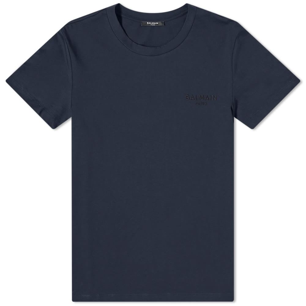 Balmain Embroidered Logo Tee - 1