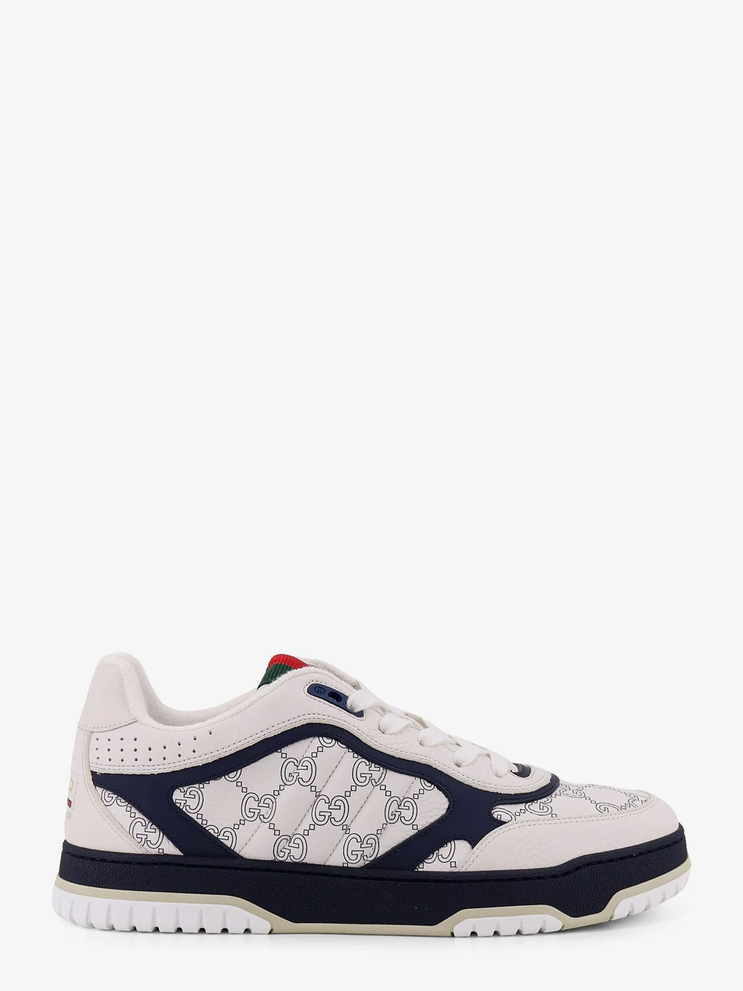 Gucci Re-Web Leather Sneakers - 1