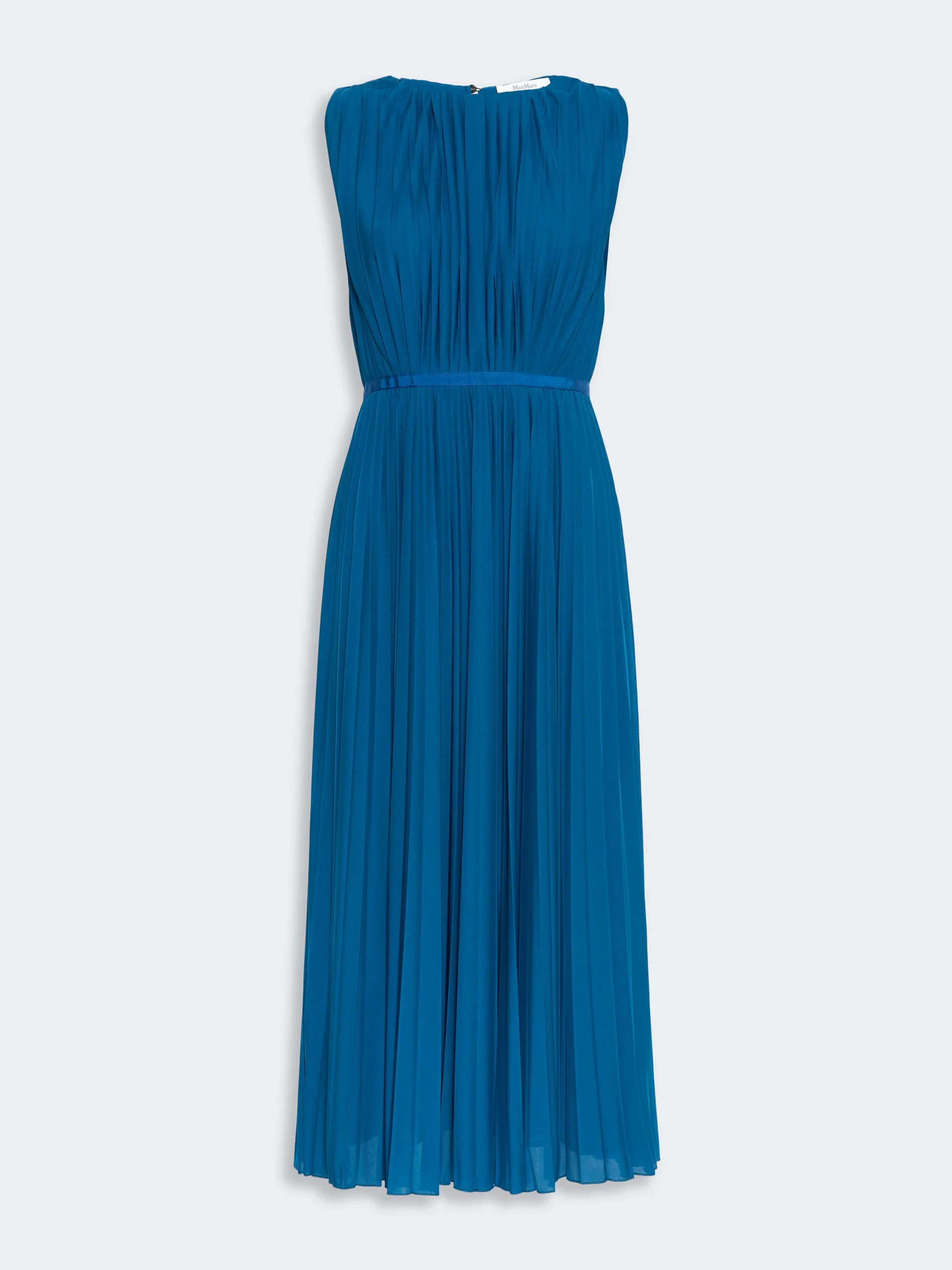 LAGHI Pleated jersey dress - NAVY - 1