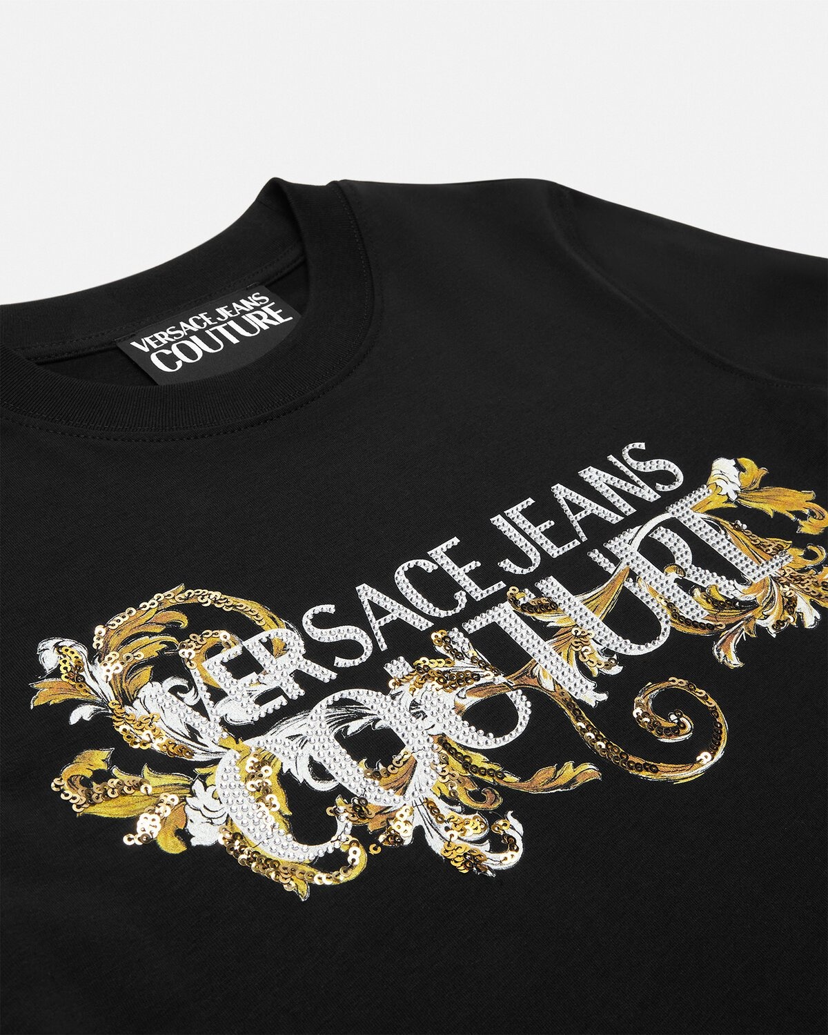 Crystal Outline Barocco T-Shirt Dress - 2