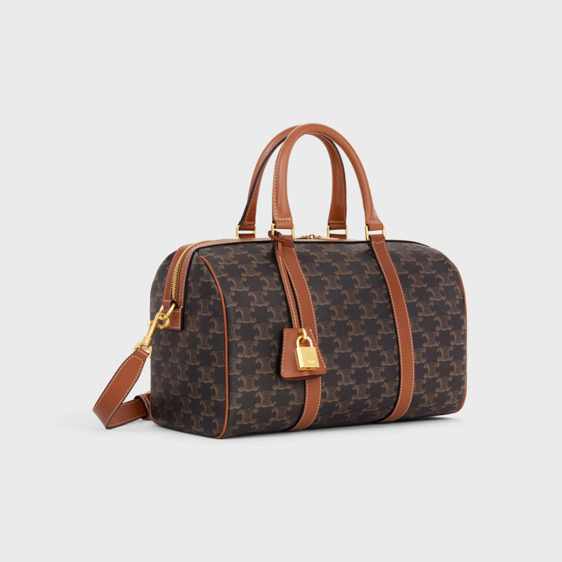 CELINE BOSTON in Triomphe Canvas and calfskin outlook