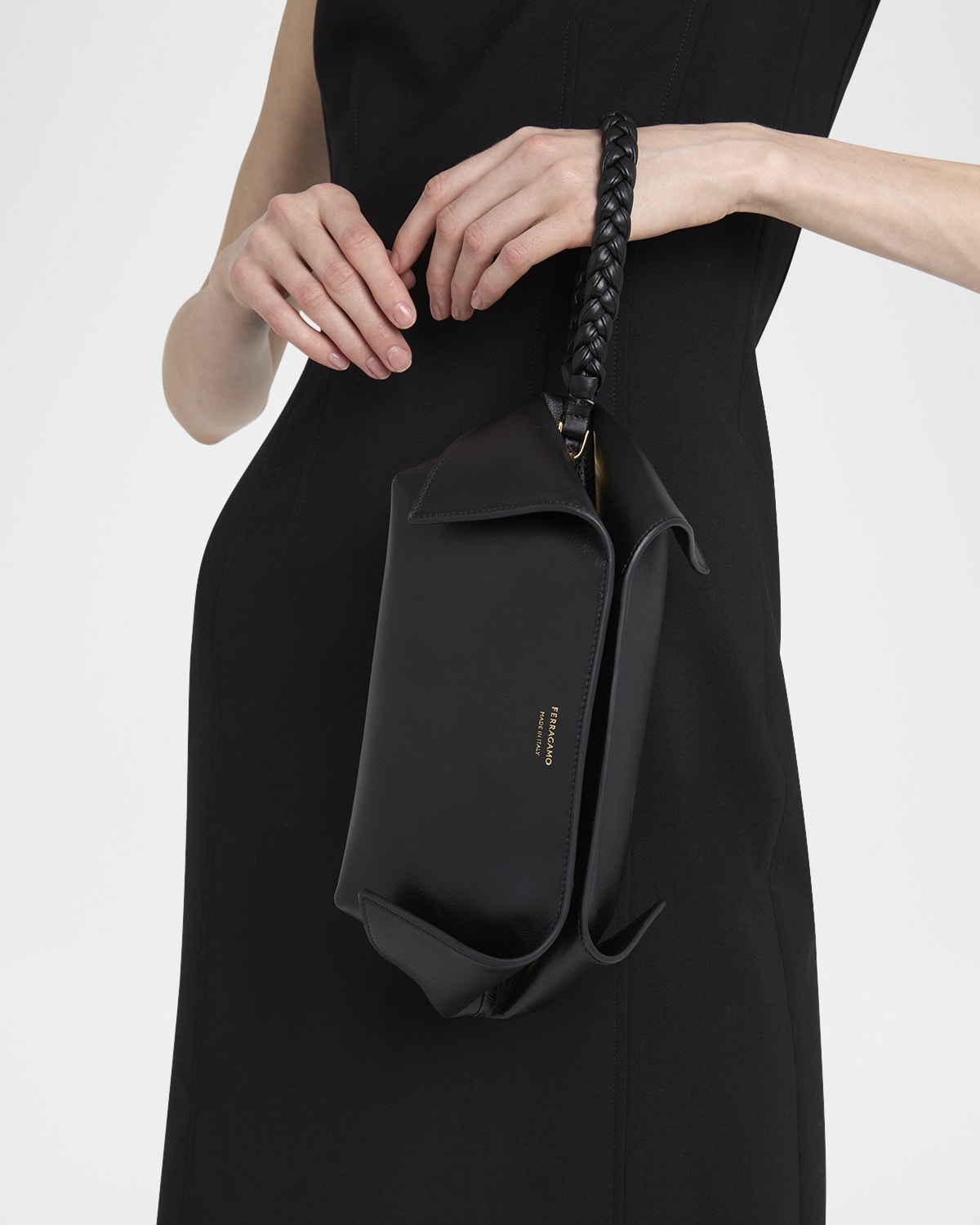 The Scarf Leather Wristlet - 2