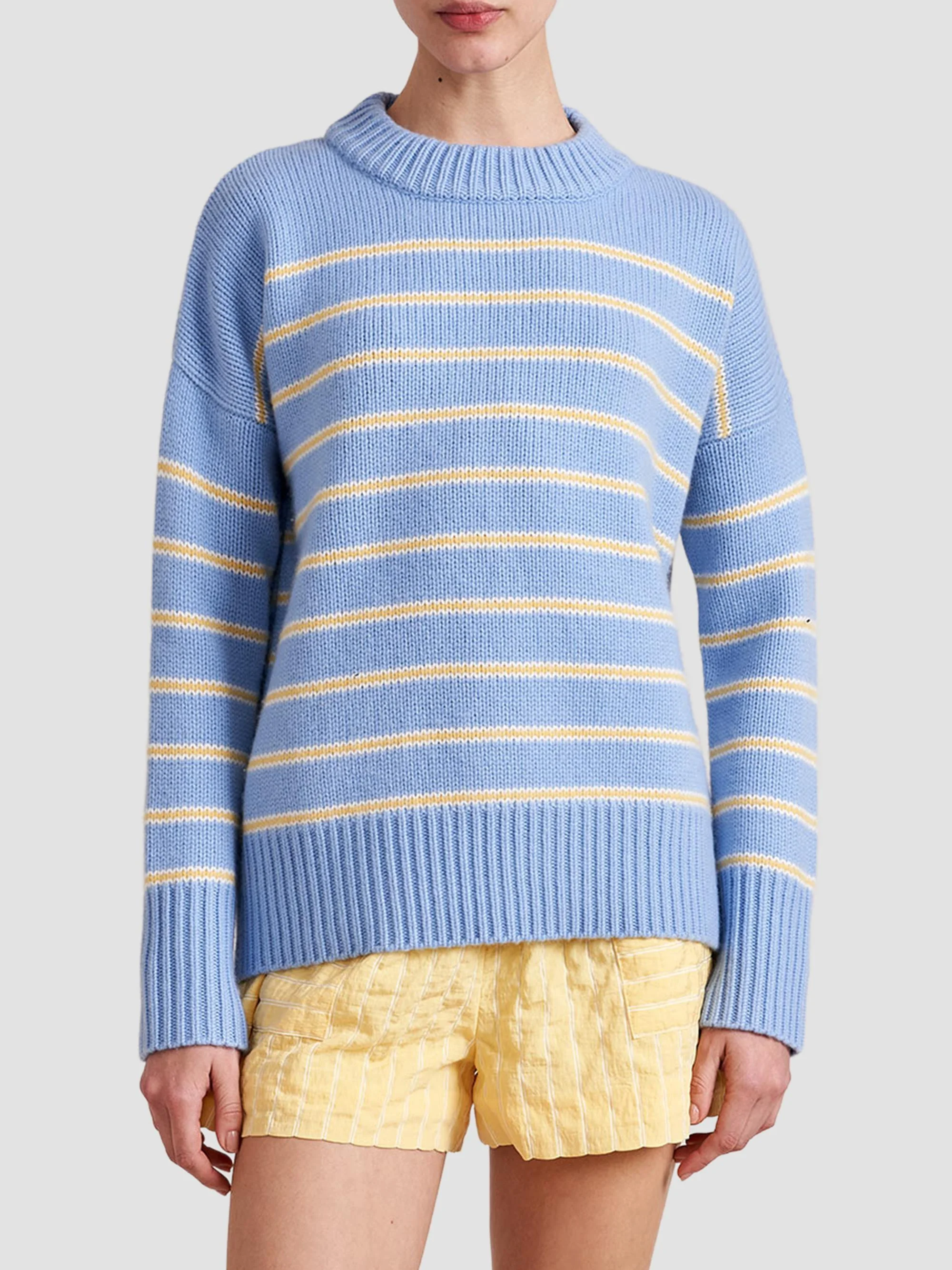 Women's Marin Sweater - Chambray Butter - 1