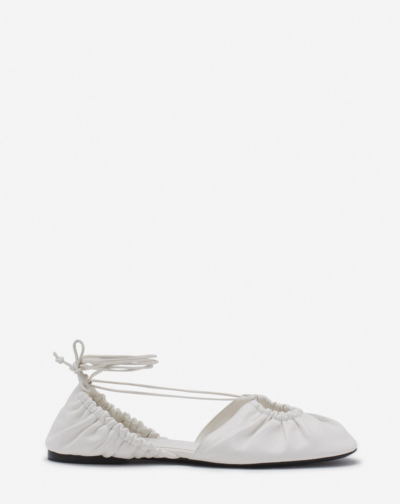 MESURE LACE-UP LEATHER BALLERINA 1