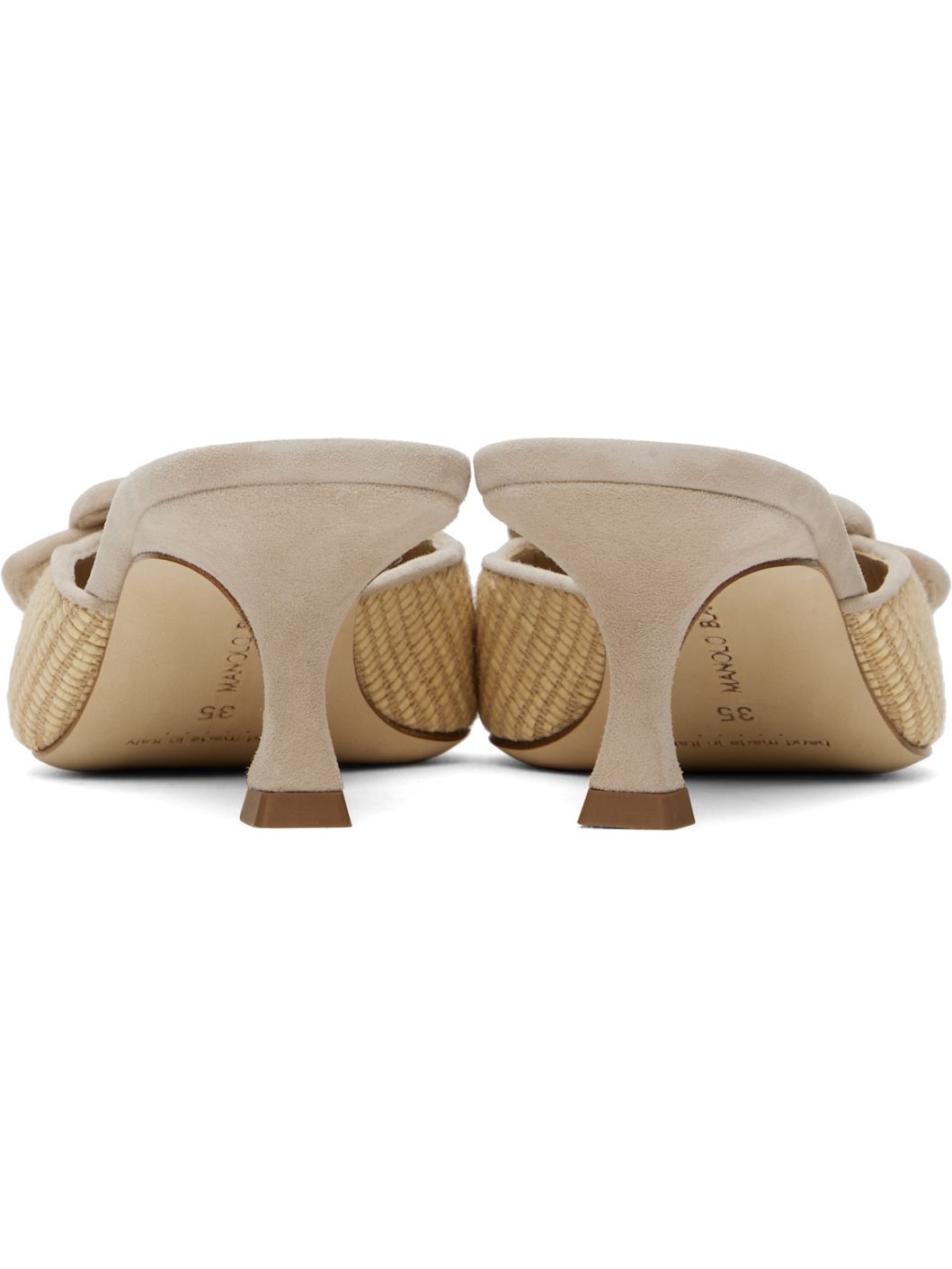 Beige Maysalebi Mules - 2