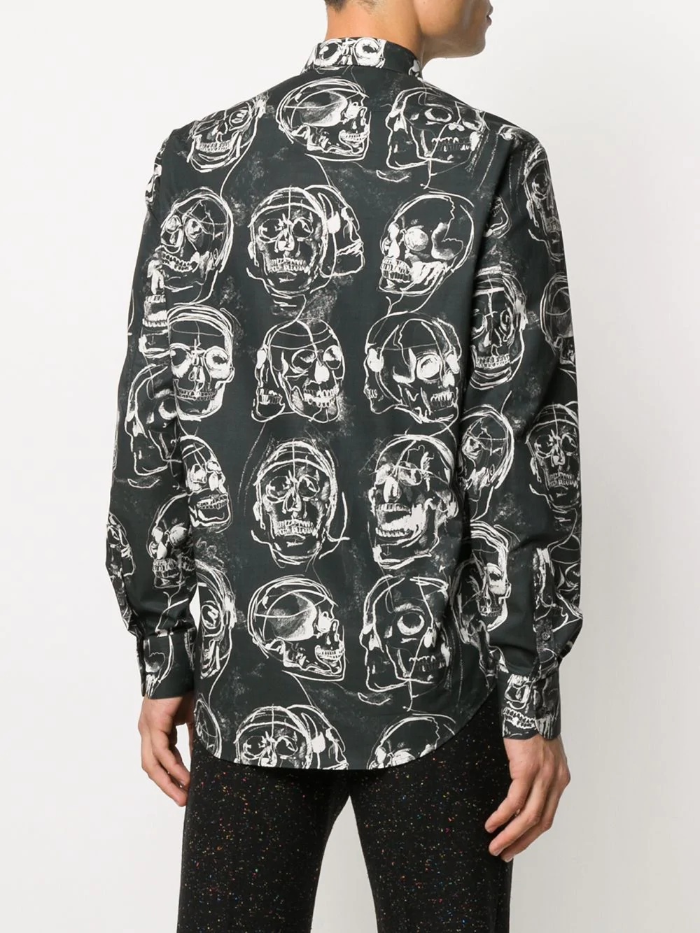 skull-print shirt - 4