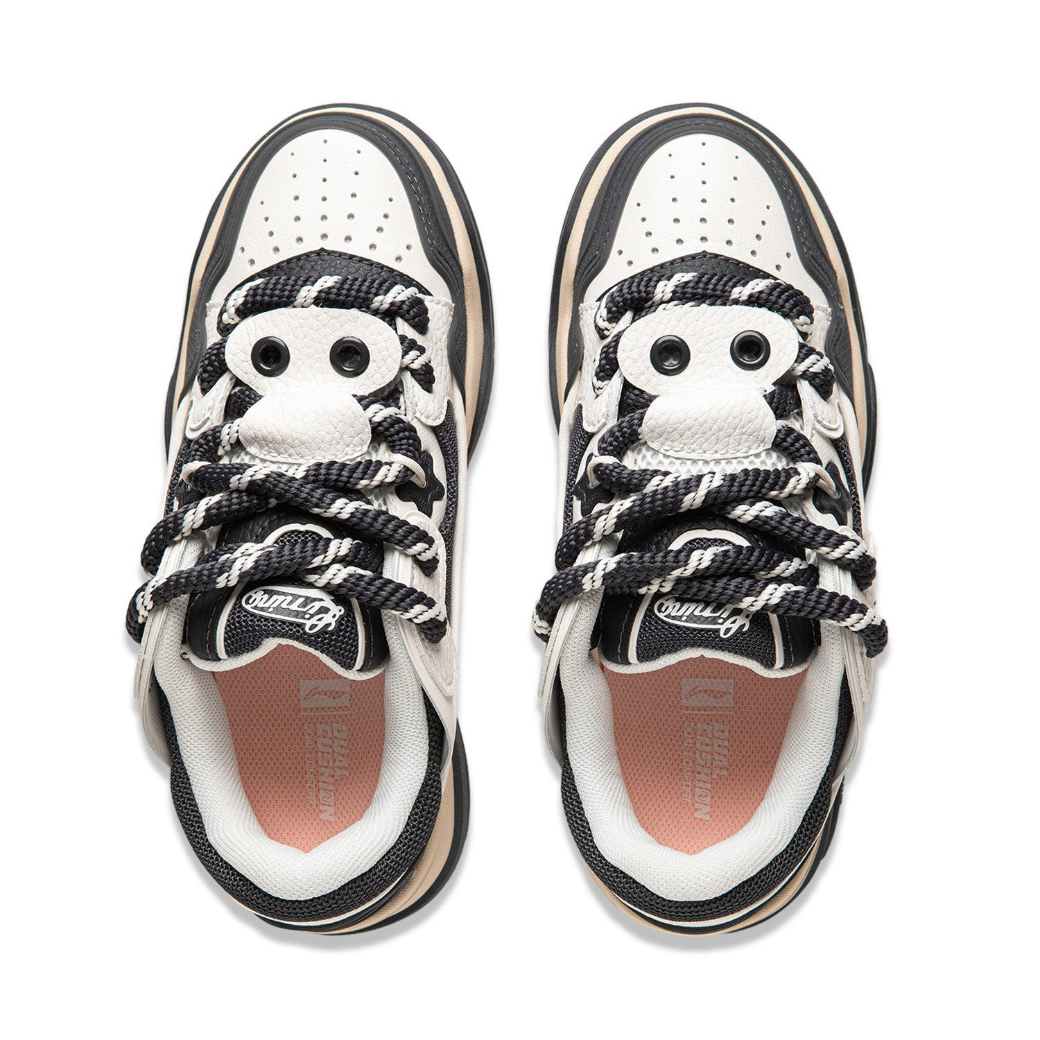(WMNS) Li-Ning Journey 2.0 'White Black Beige' AGCU092-7 - 5