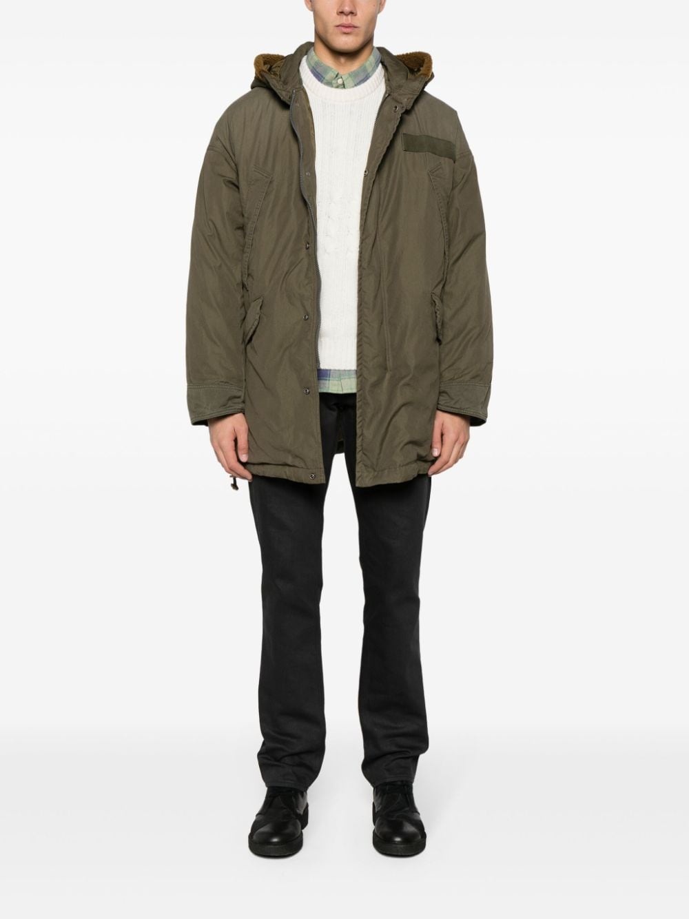 visvim Synae hooded coat | REVERSIBLE