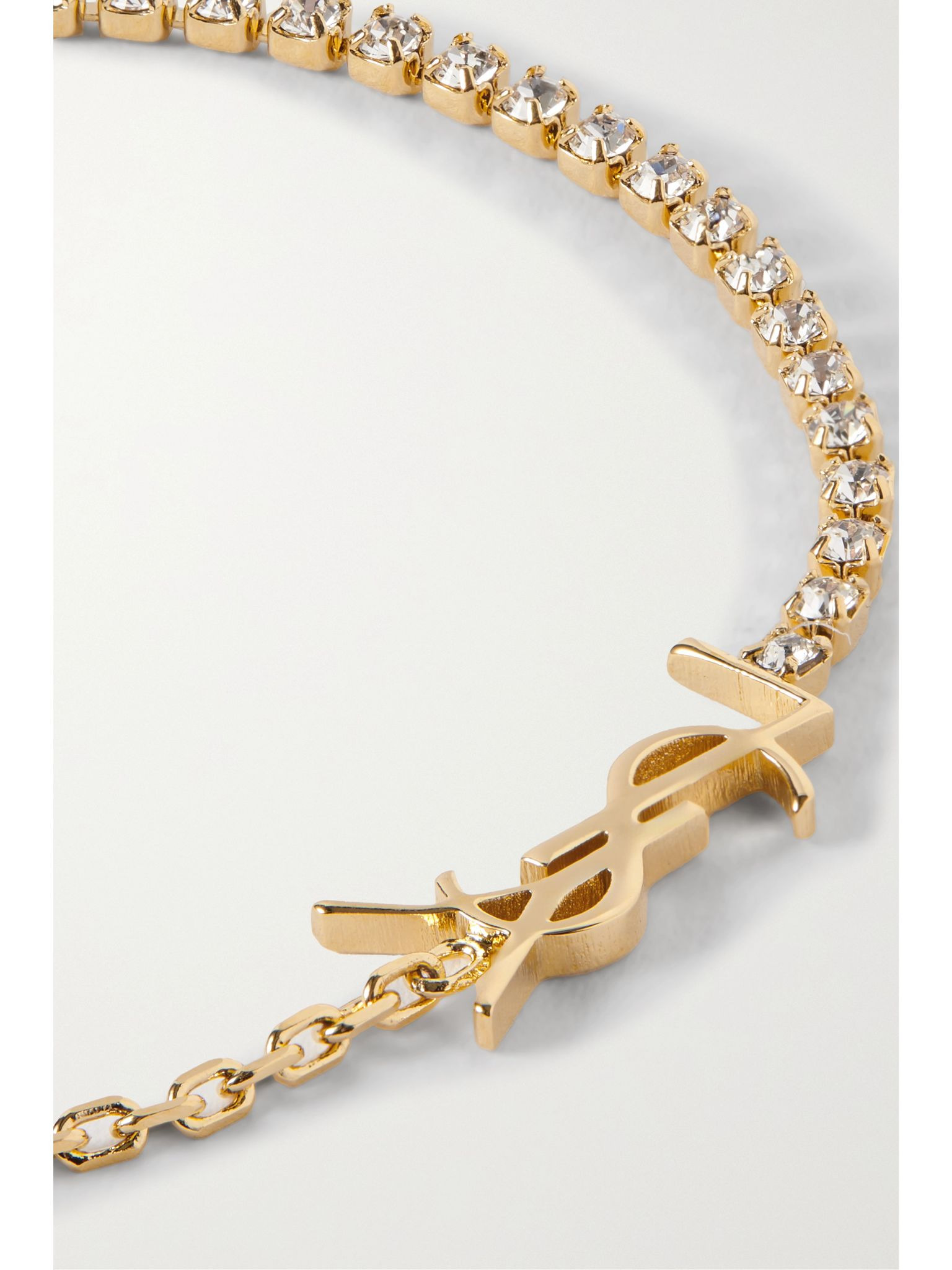 Cassandre gold-tone crystal bracelet Gold - 4