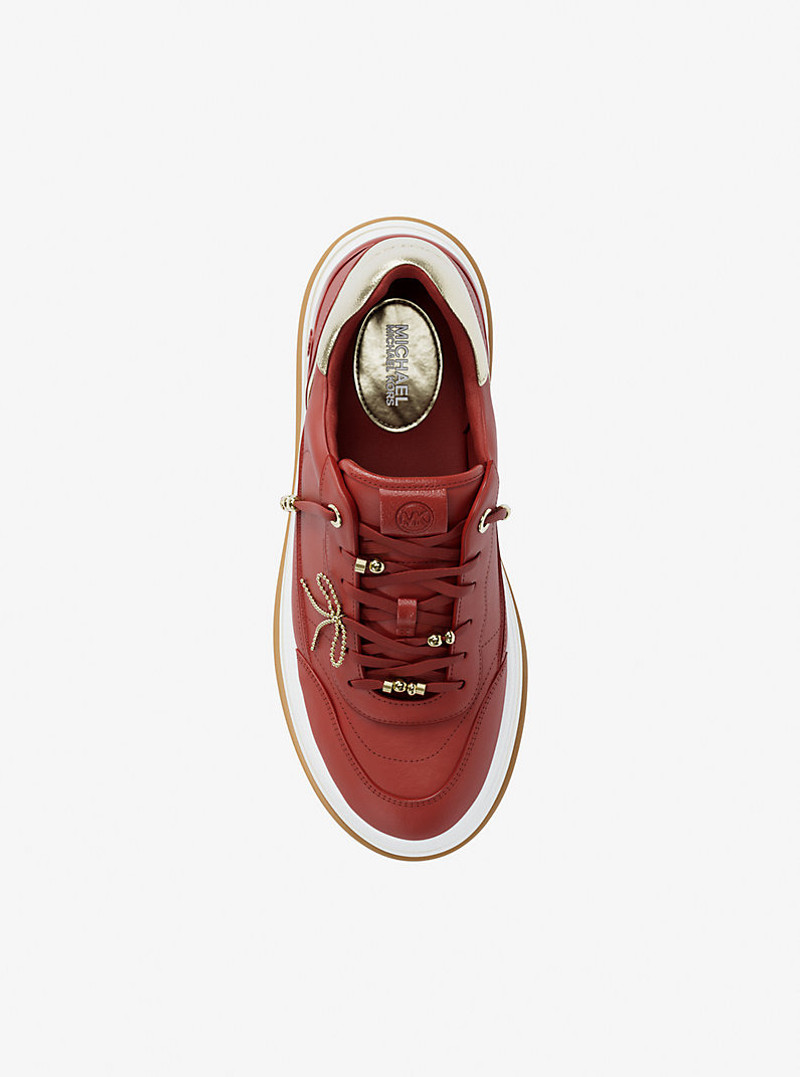 Hayes Embellished Leather Platform Sneaker 6