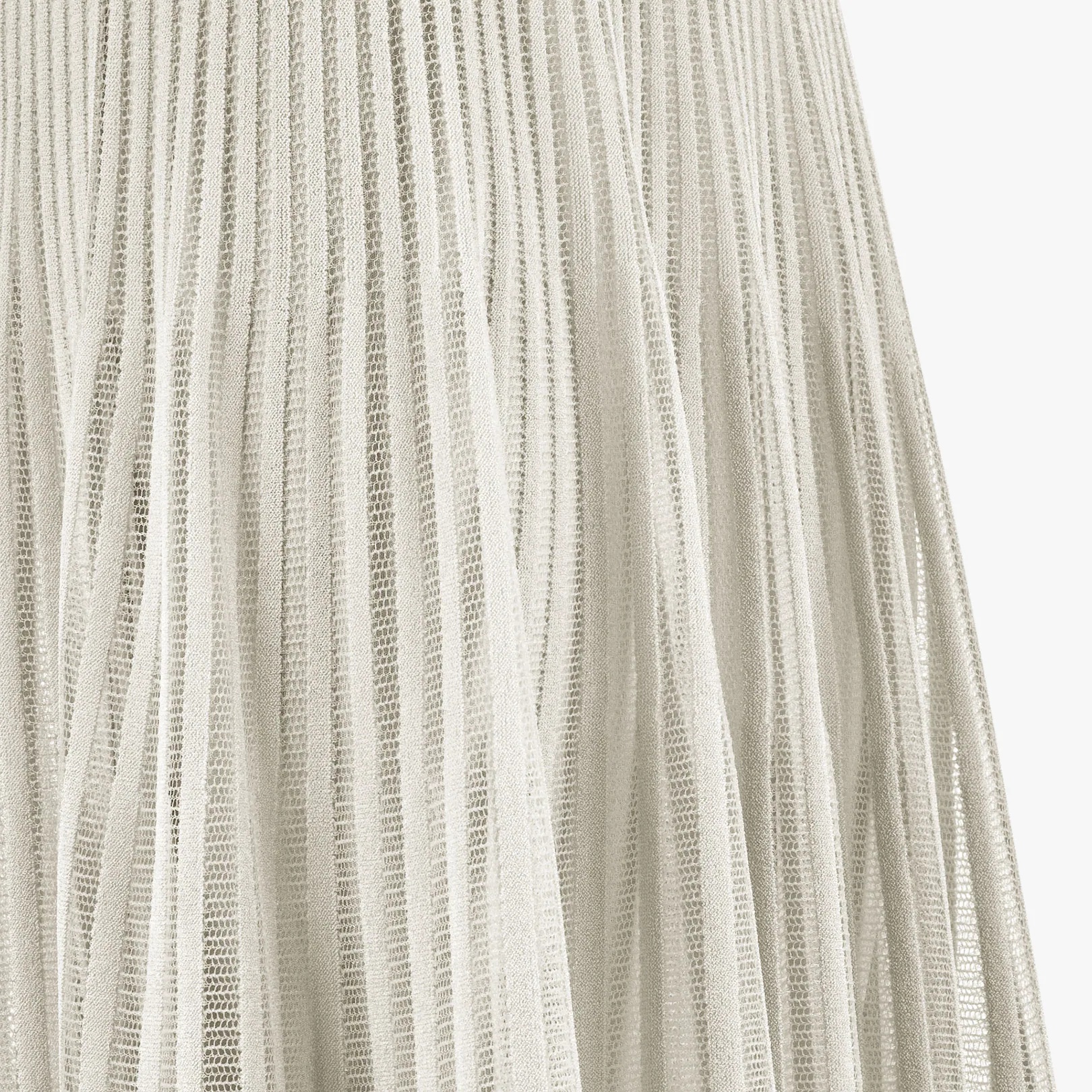 gray viscose skirt - 3