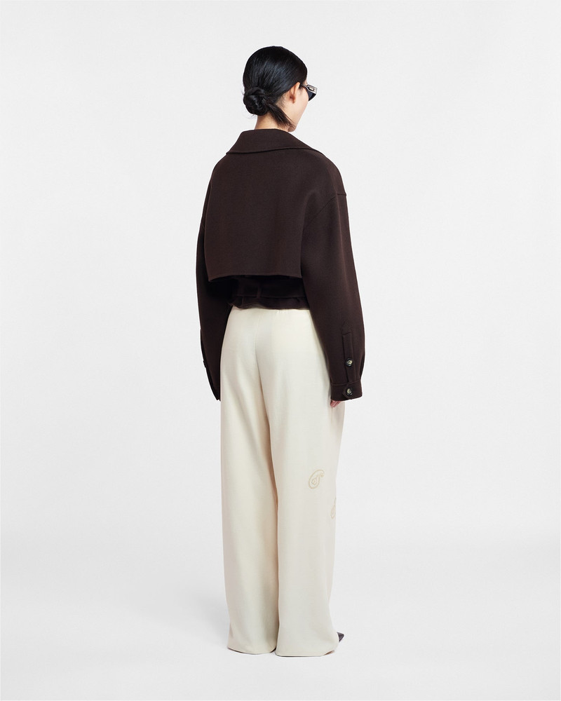 Nanushka Wool And Silk-Blend Jacket outlook
