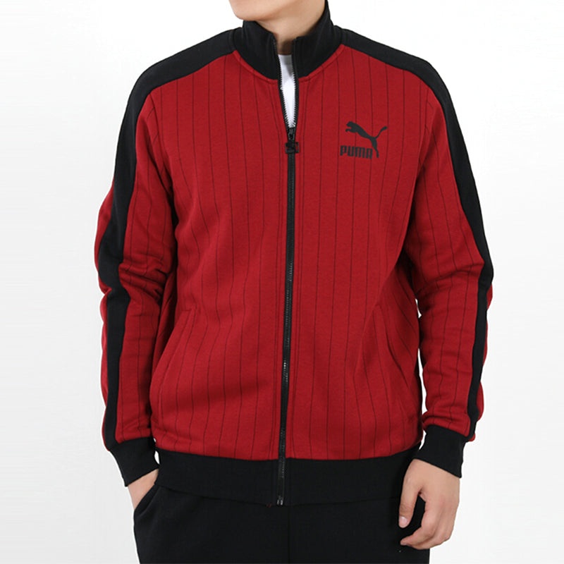 PUMA Pinstripe Jacket 'Red' 530177-50 - 3