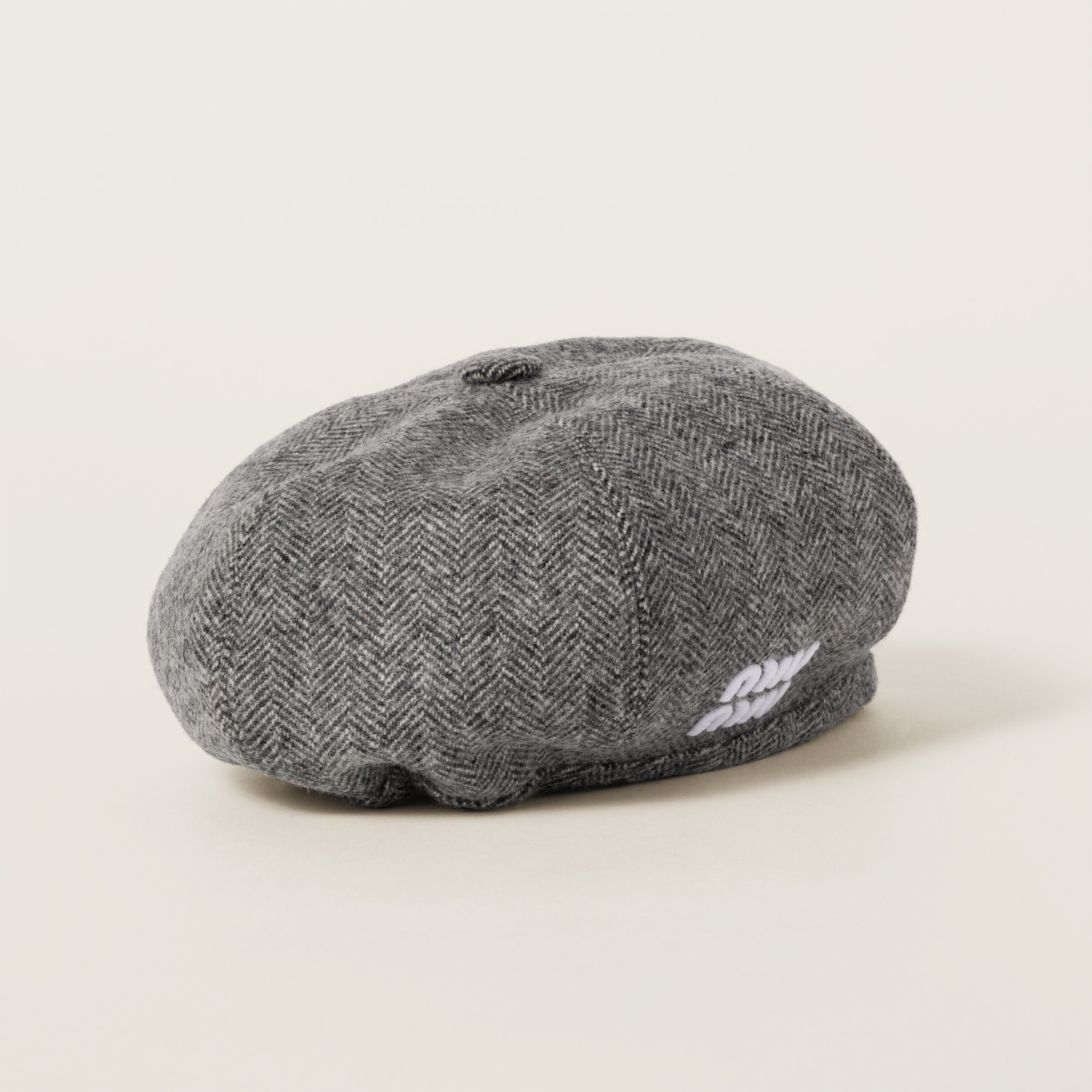 Wool chevron beret - 3