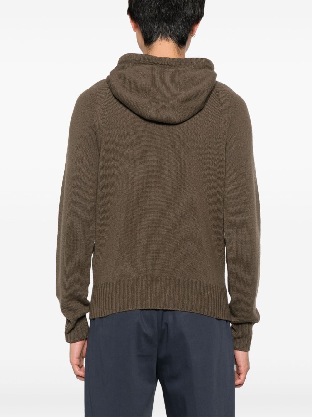 seamless cashmere hoodie - 4