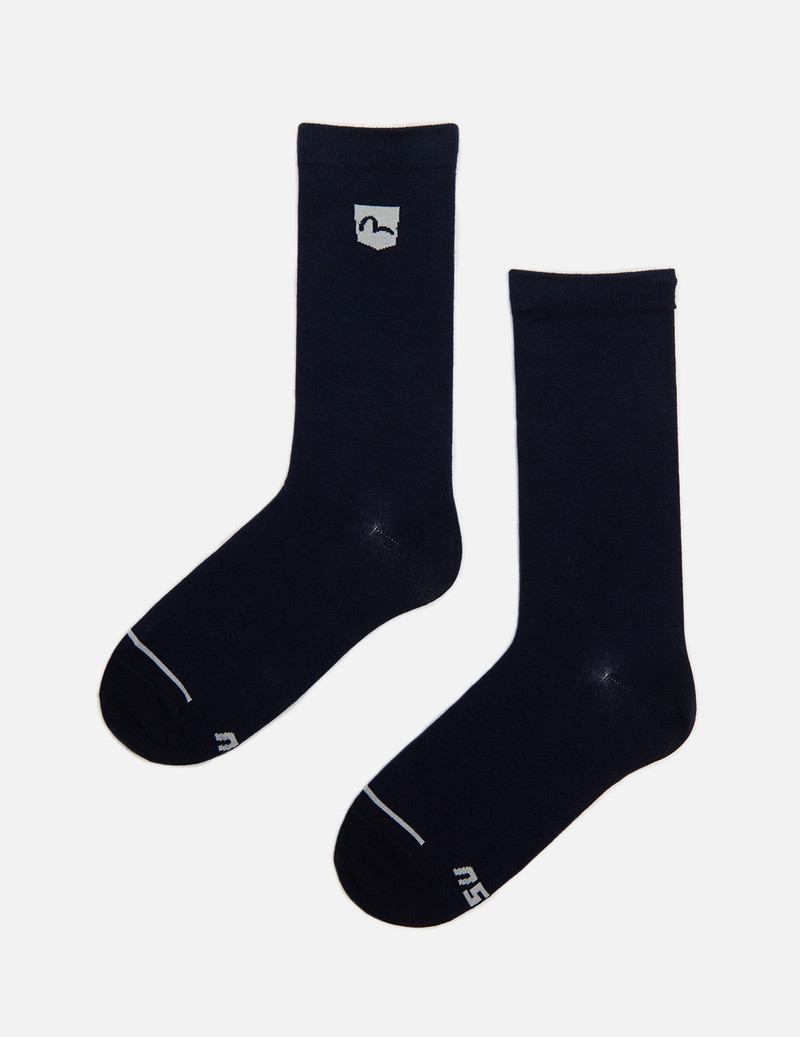 EVISU SEAGULL POCKET JACQUARD LONG SOCKS outlook