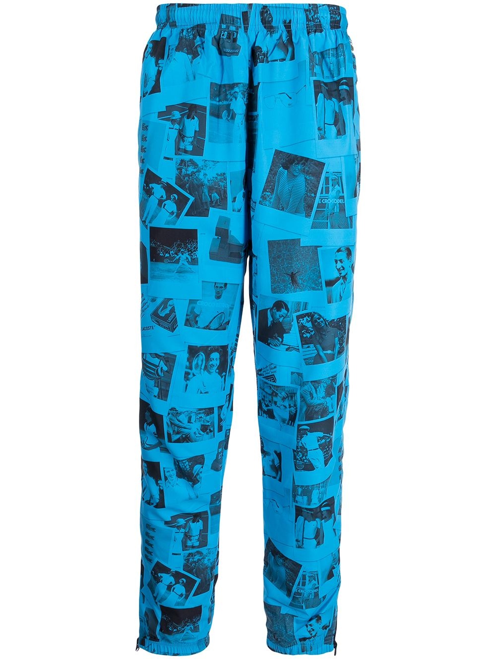 polaroid-print track trousers - 1