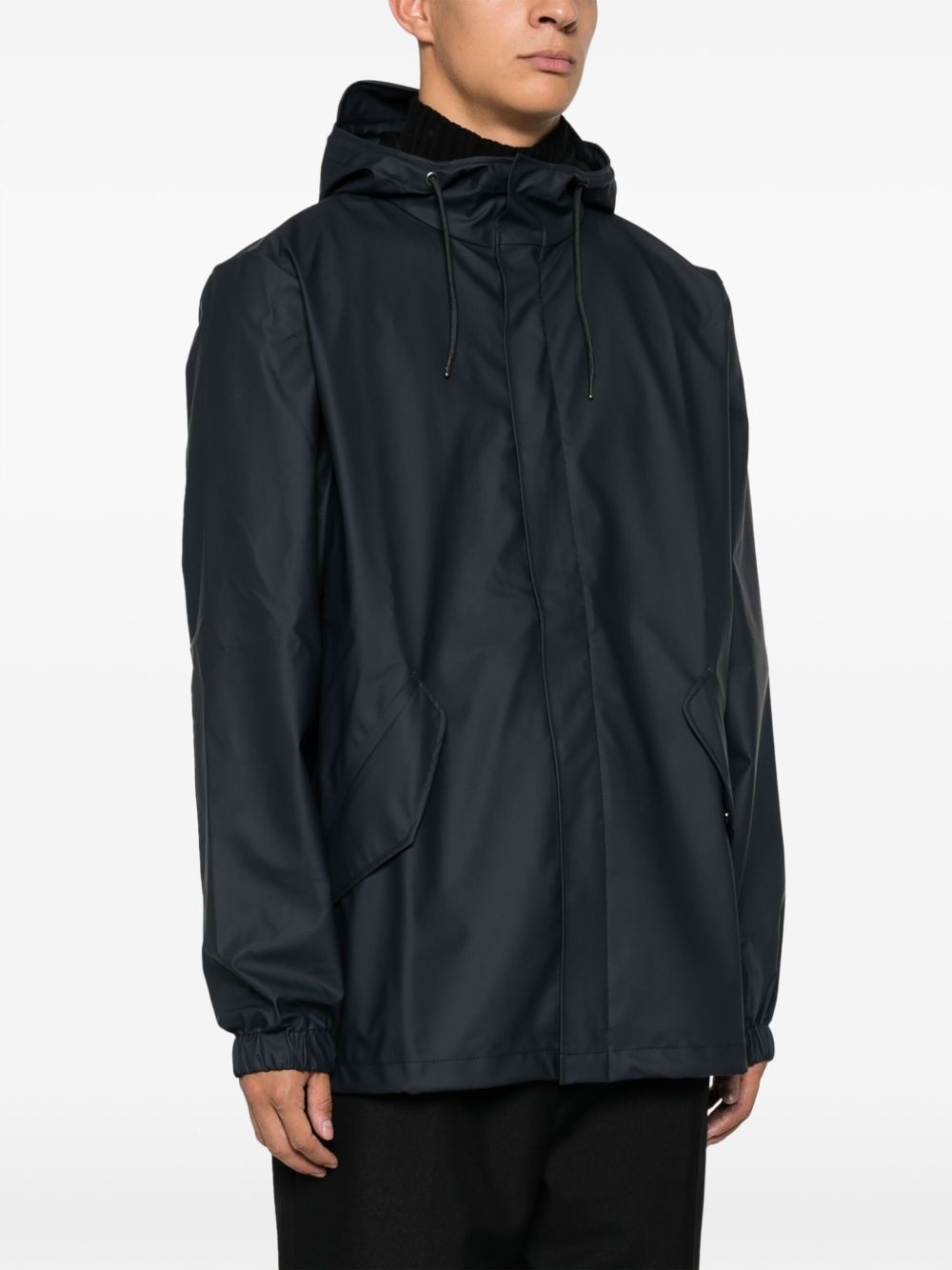 Fishtail hooded raincoat - 3