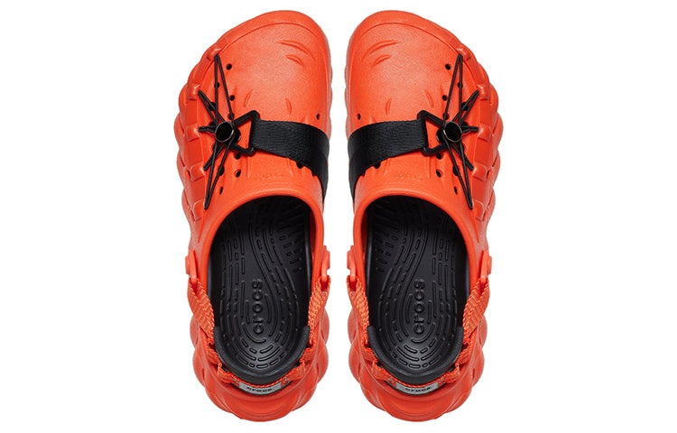 Crocs Echo Reflective Clogs 'Orange Black' 210004-84J - 4