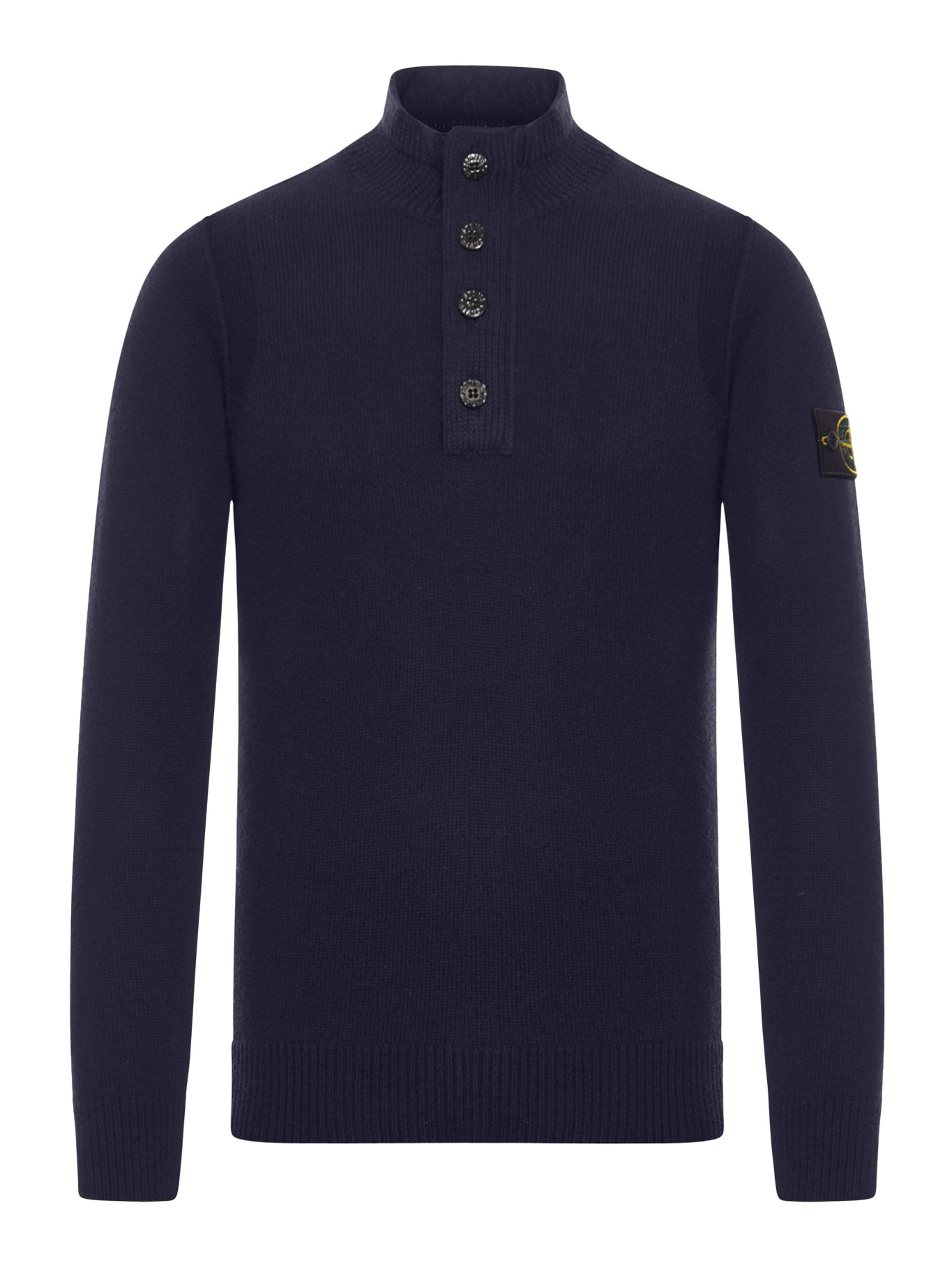 WOOL SWEATER WITH LOGO - 1