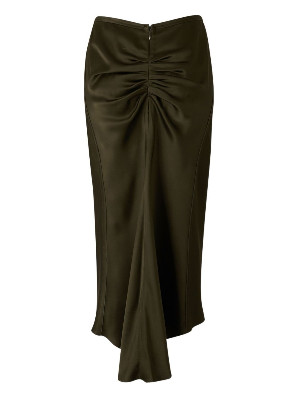 pleated wool midi skirt - 2