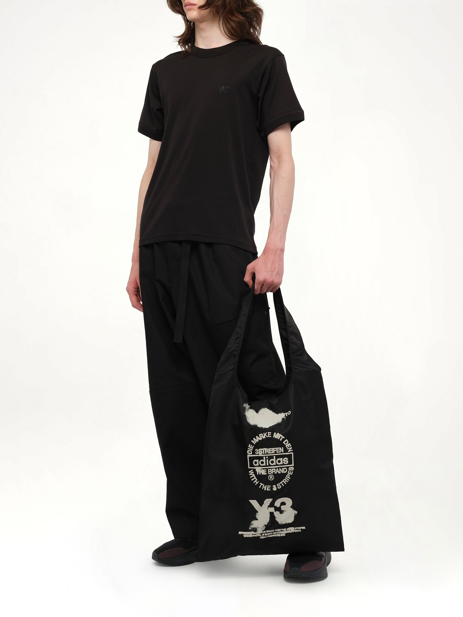 Y-3 Tote Bag in Black - 4