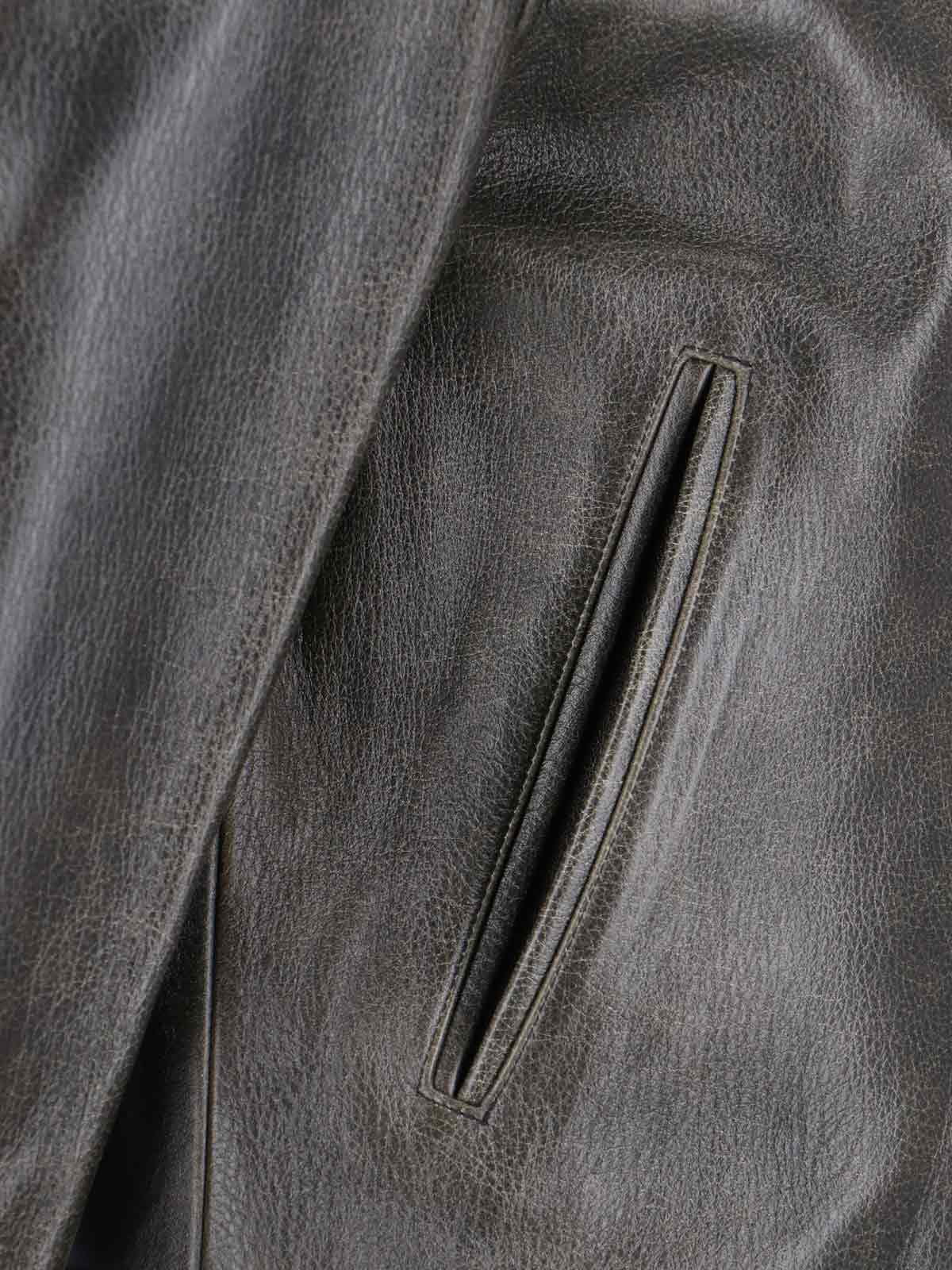 CALF LEATHER JACKET - 3