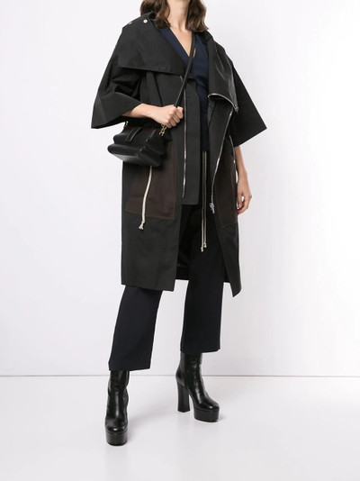 Rick Owens zipped short sleeve coat outlook