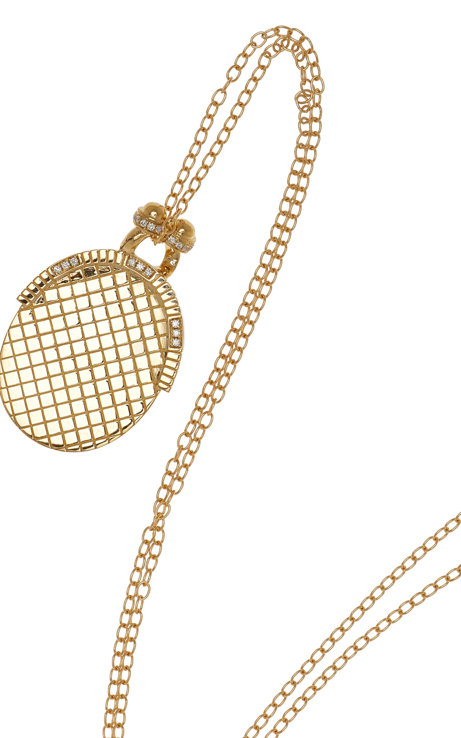 Minaudiere 9K Yellow Gold Diamond Pendant gold - 3