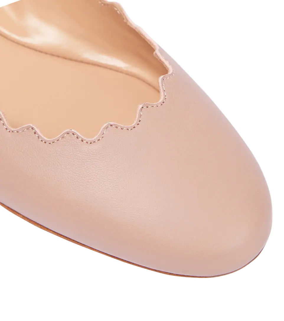 Lauren leather ballet flats - 6