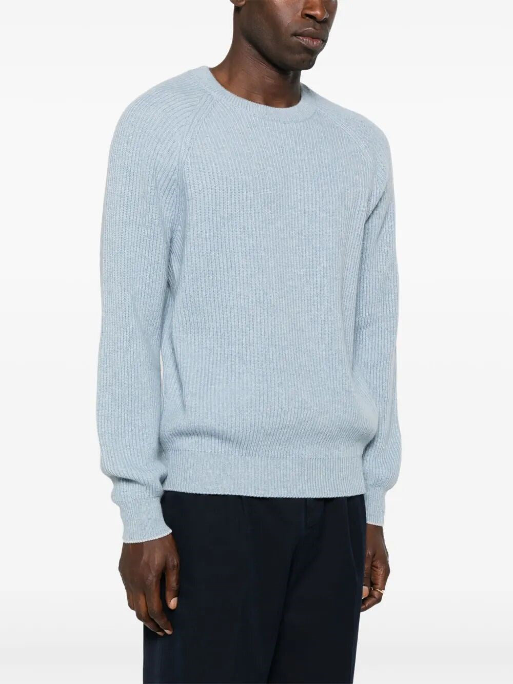 Brunello Cucinelli Men English Rib Knit Sweater - 4