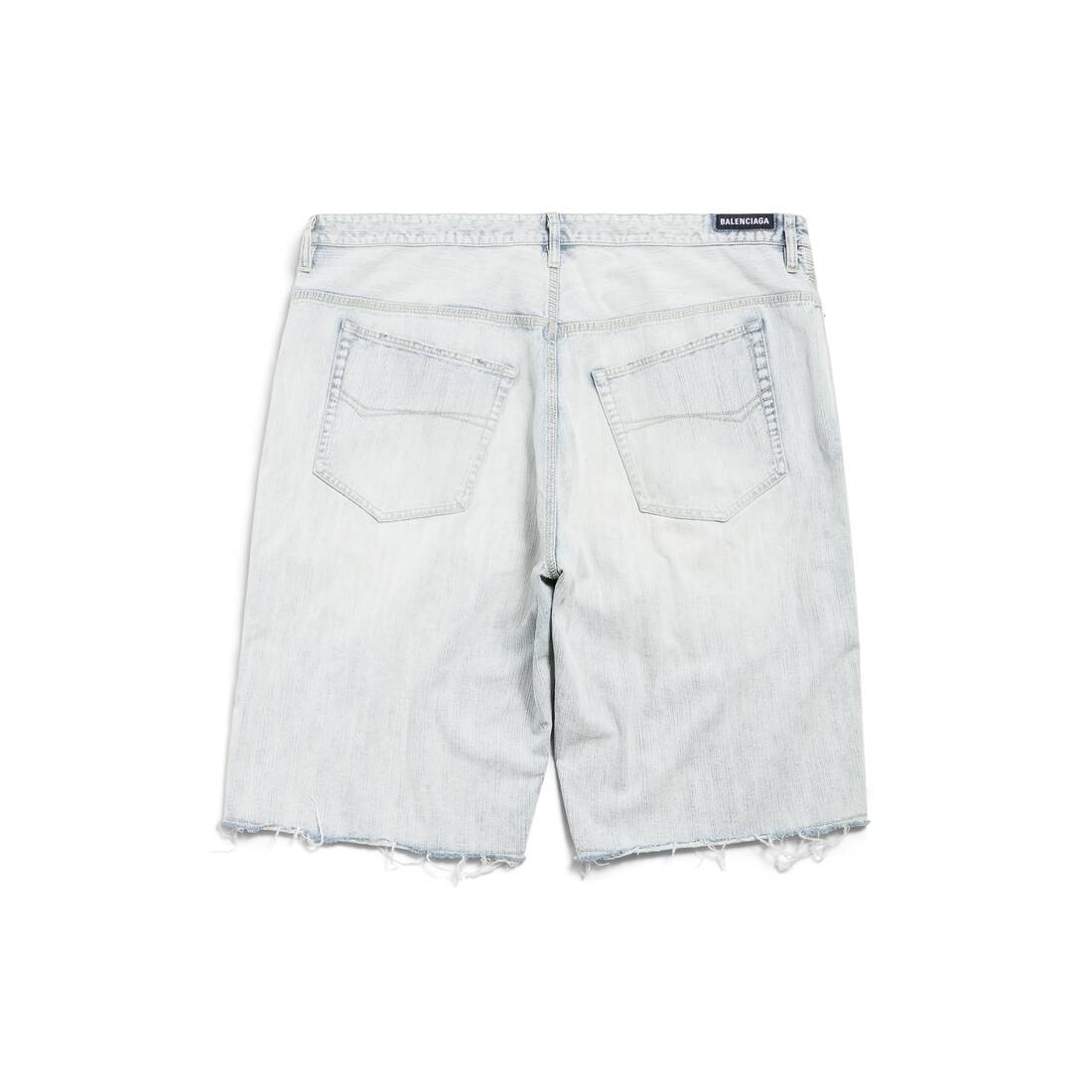 Men's Oversized Baggy Shorts in Light Blue - 5