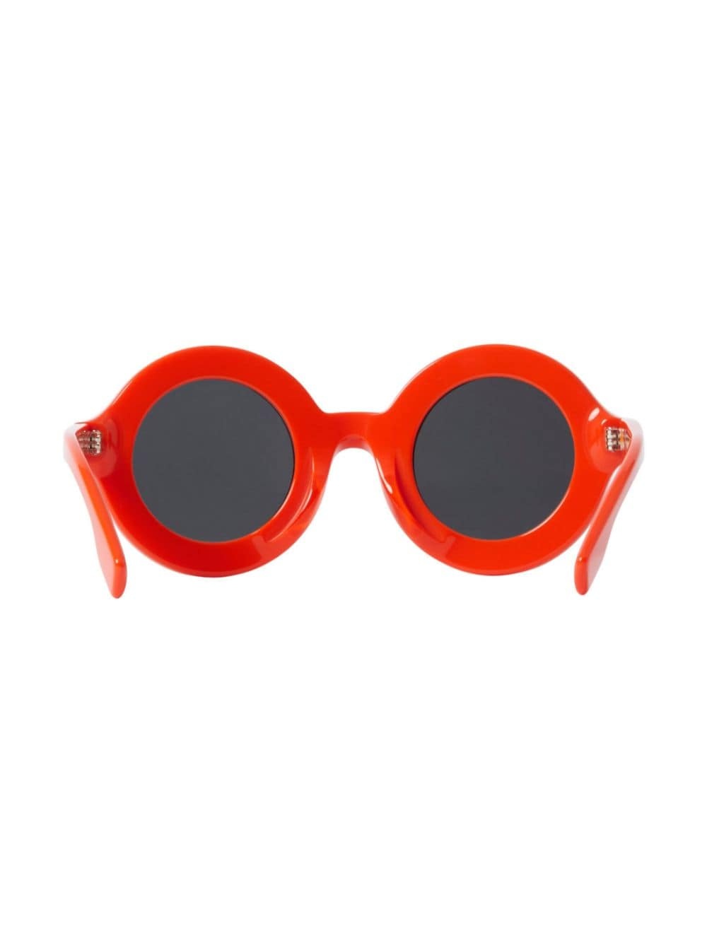 round-frame logo-print sunglasses - 3