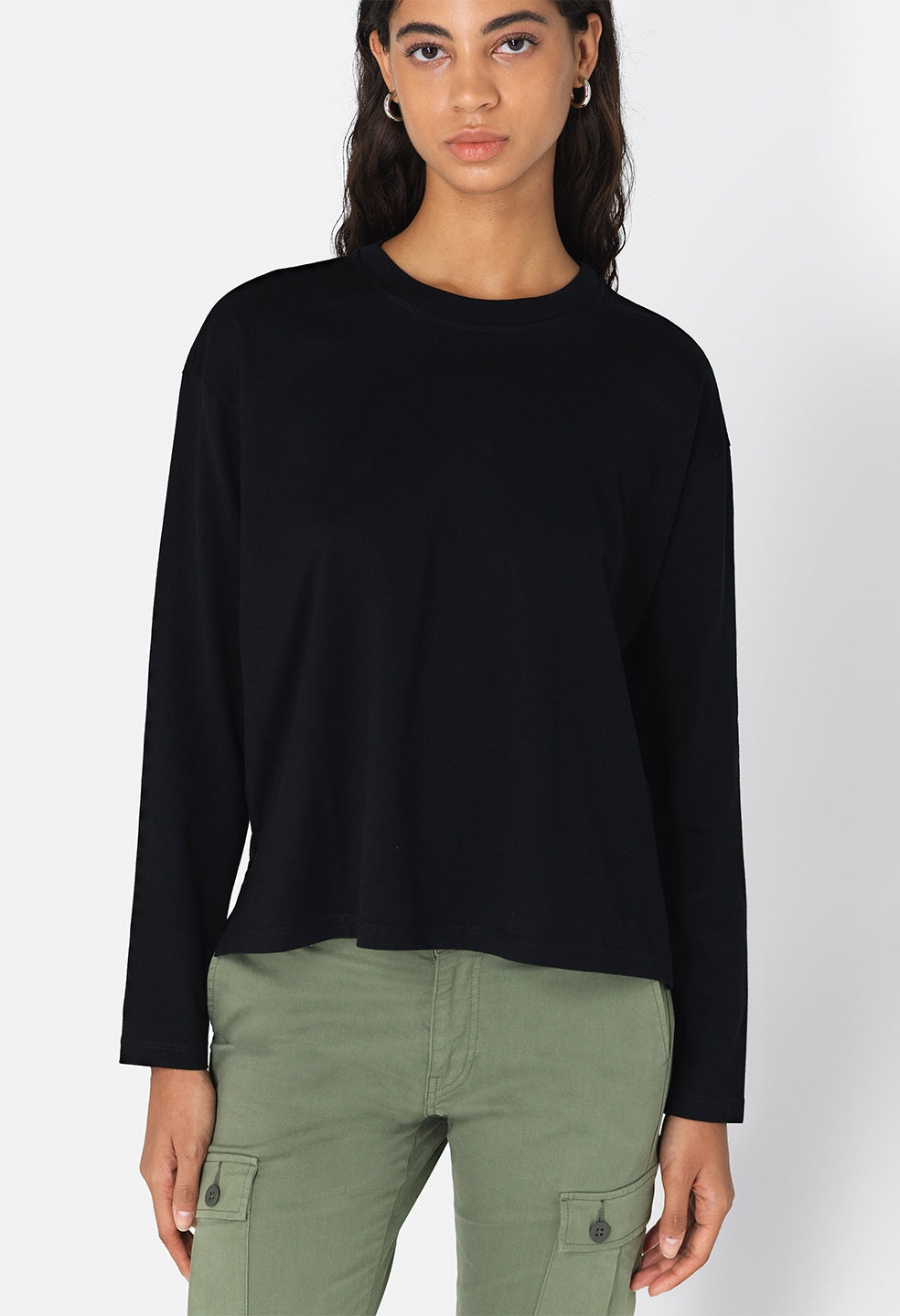 FINLEY LS BOXY TEE - 1