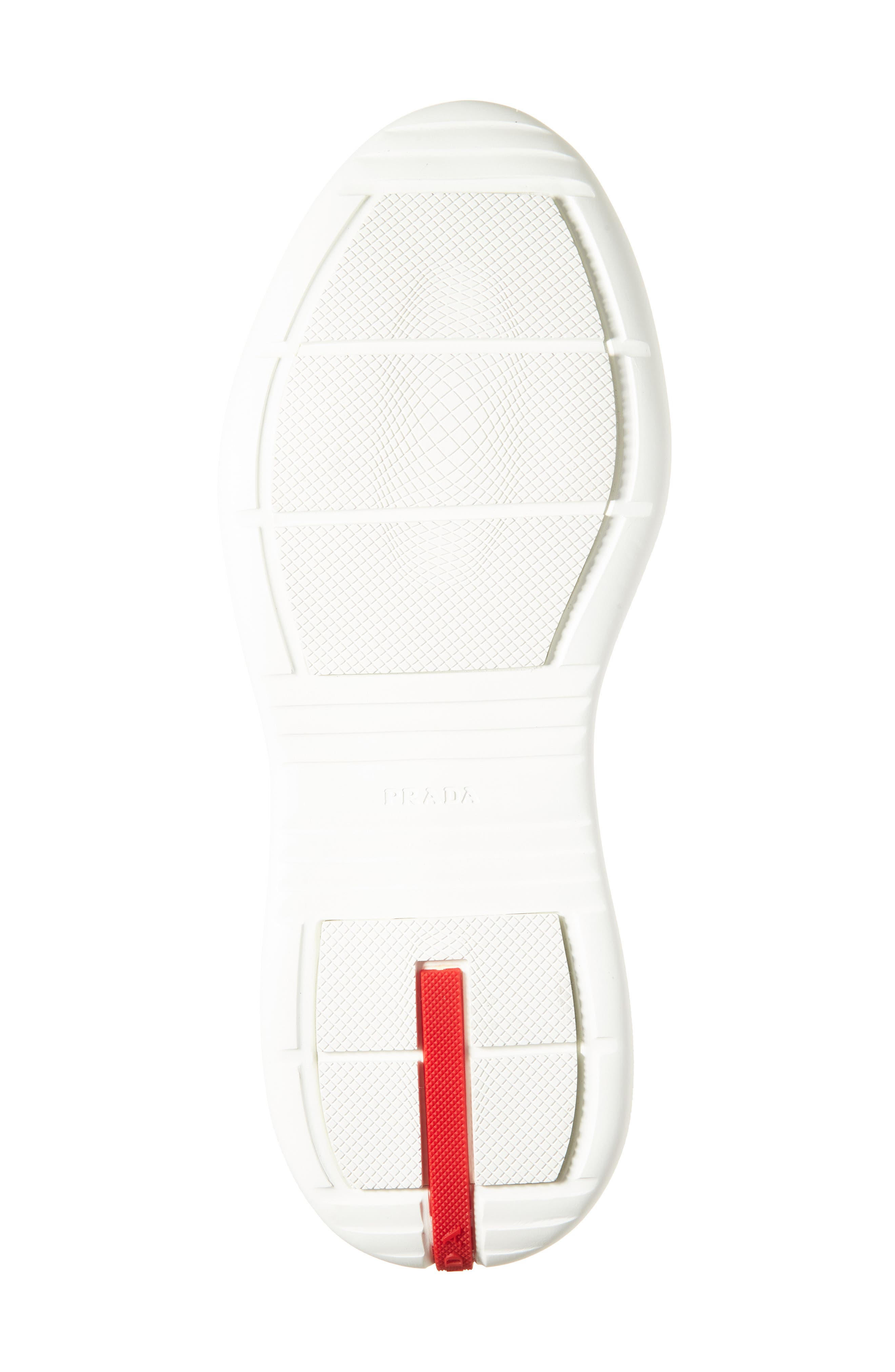 Prada America's Cup Sneaker in Papaya/Argento at Nordstrom - 6