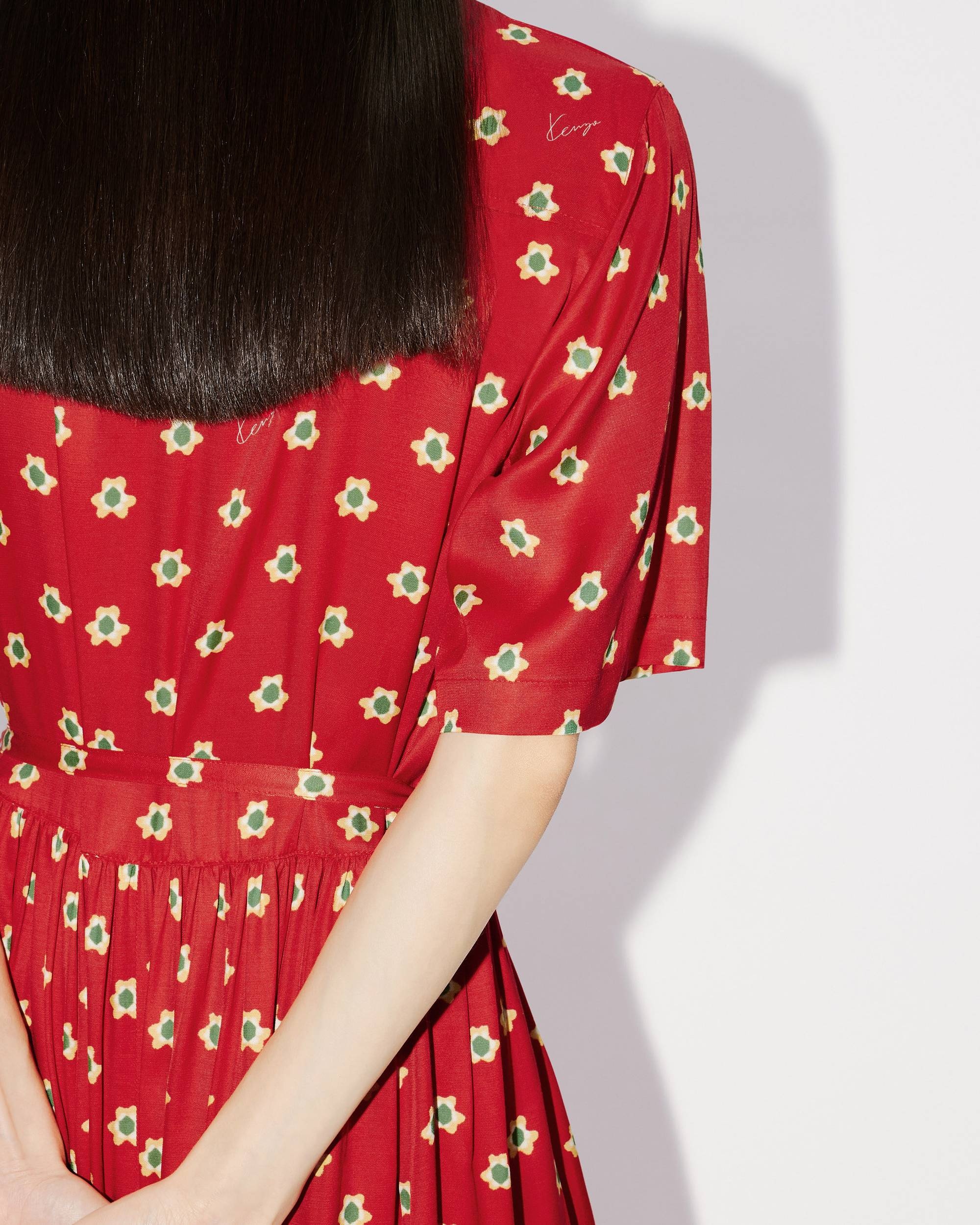 KENZO Teddy Flower long dress - 7