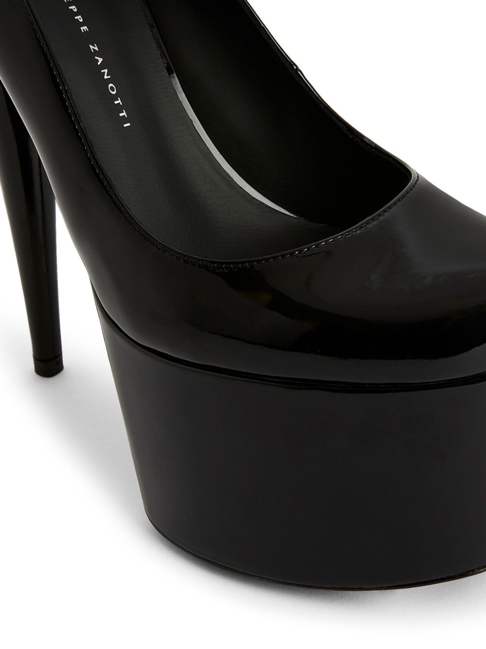 150mm patent leather stiletto pumps - 4