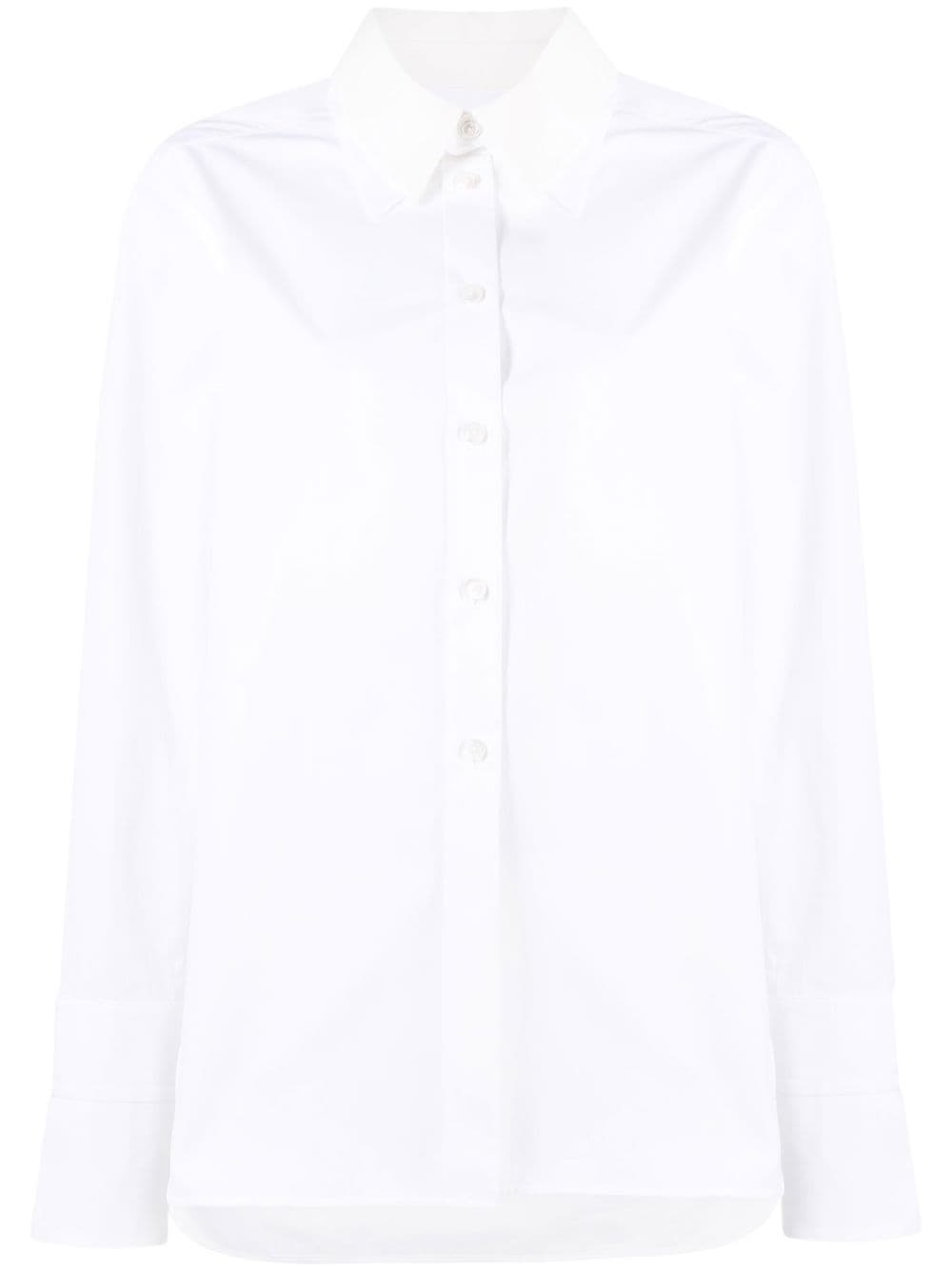 double-collar buttoned shirt - 1