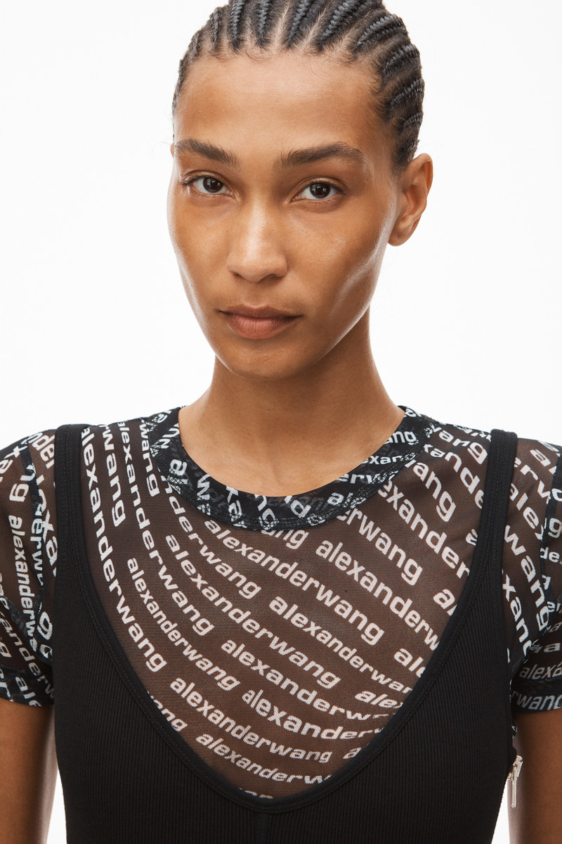 LOGO ELASTIC JUMPSUIT IN RIBBED JERSEY 6