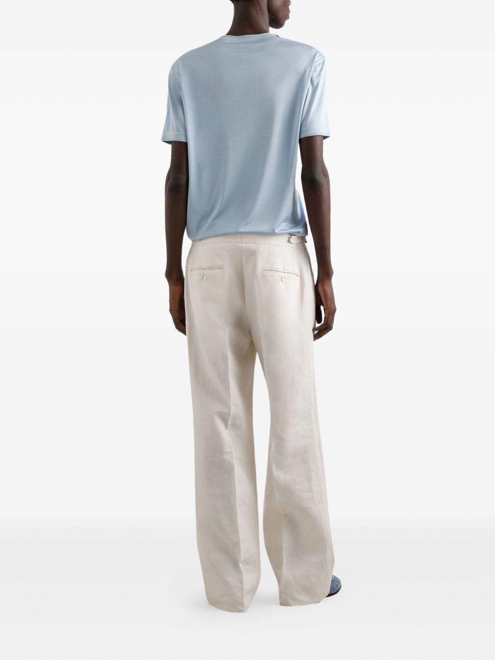 silk t-shirt - 3