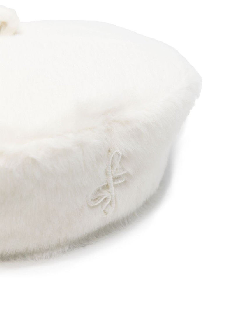 RUSLAN BAGINSKIY faux-fur beret outlook