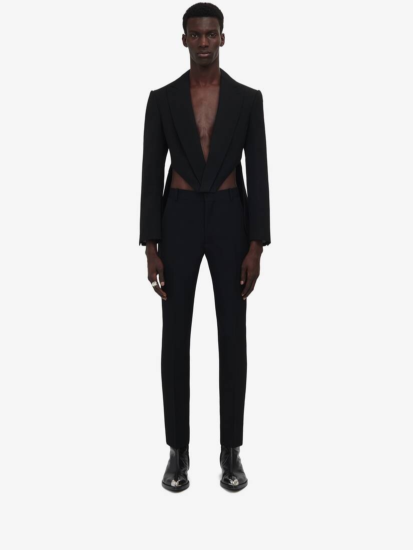 Men's Slashed Jacket in Black - 2