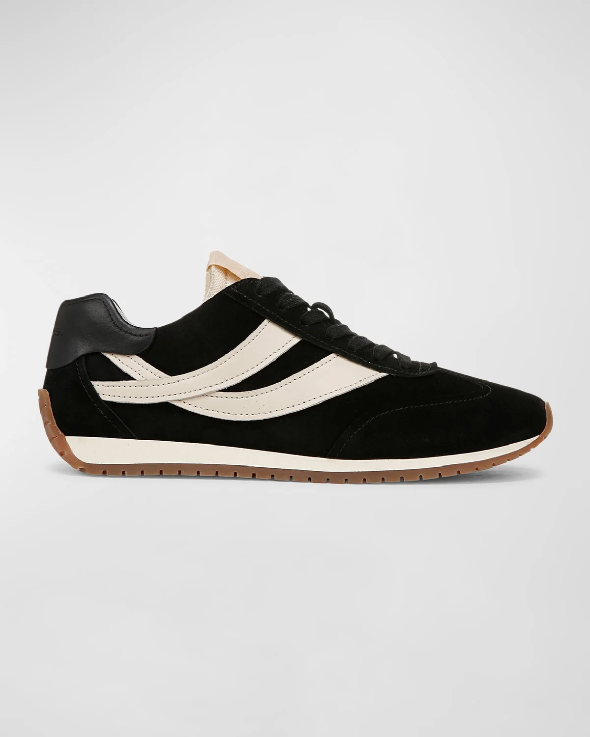 Mix Leather Trainer Sneakers - 1