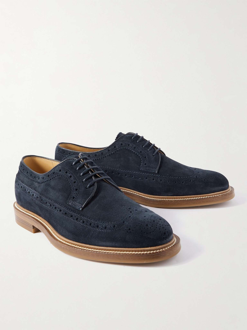 Duilio Imperiale Suede Derby Shoes 4