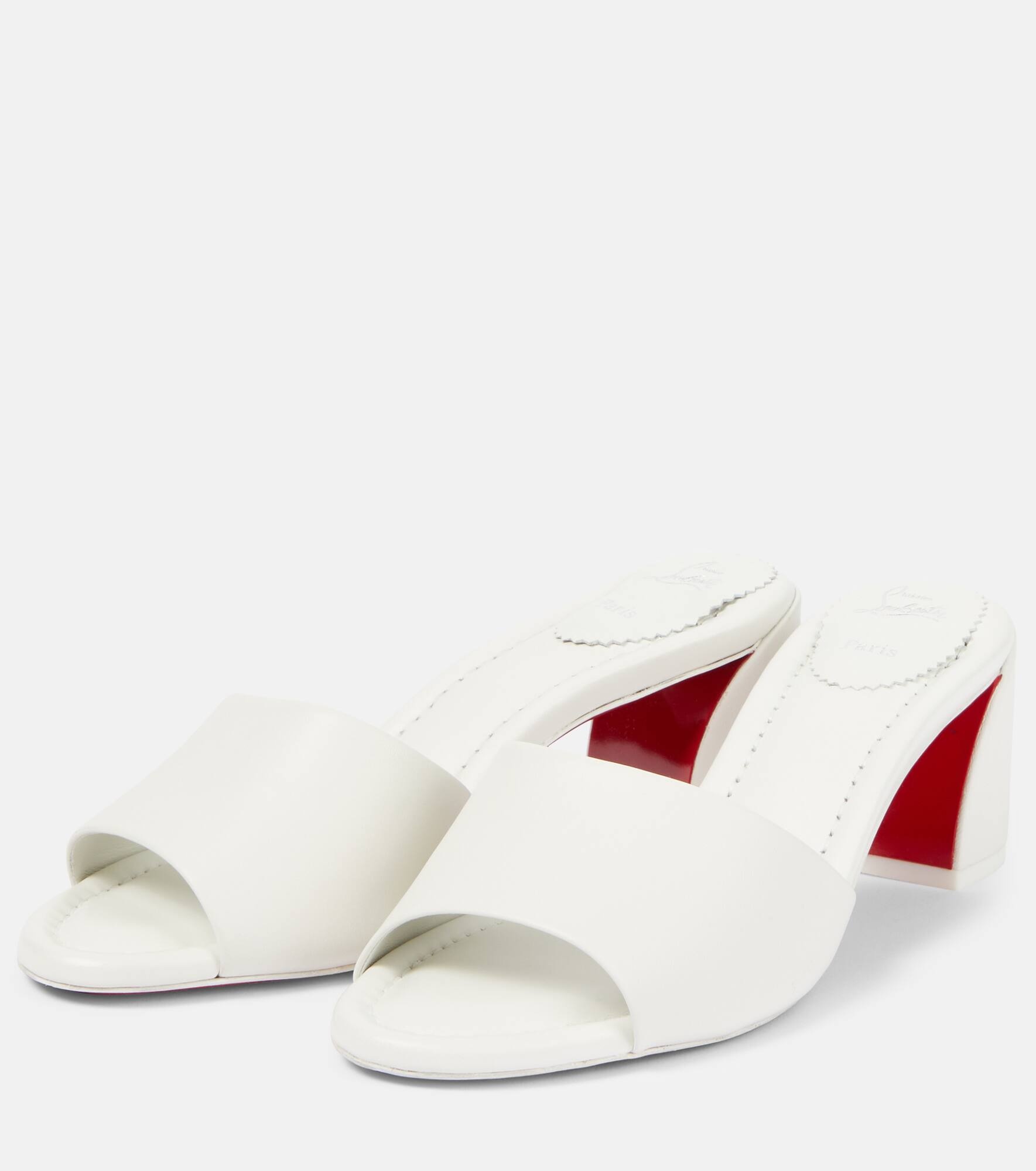Jane 55 leather mules - 4