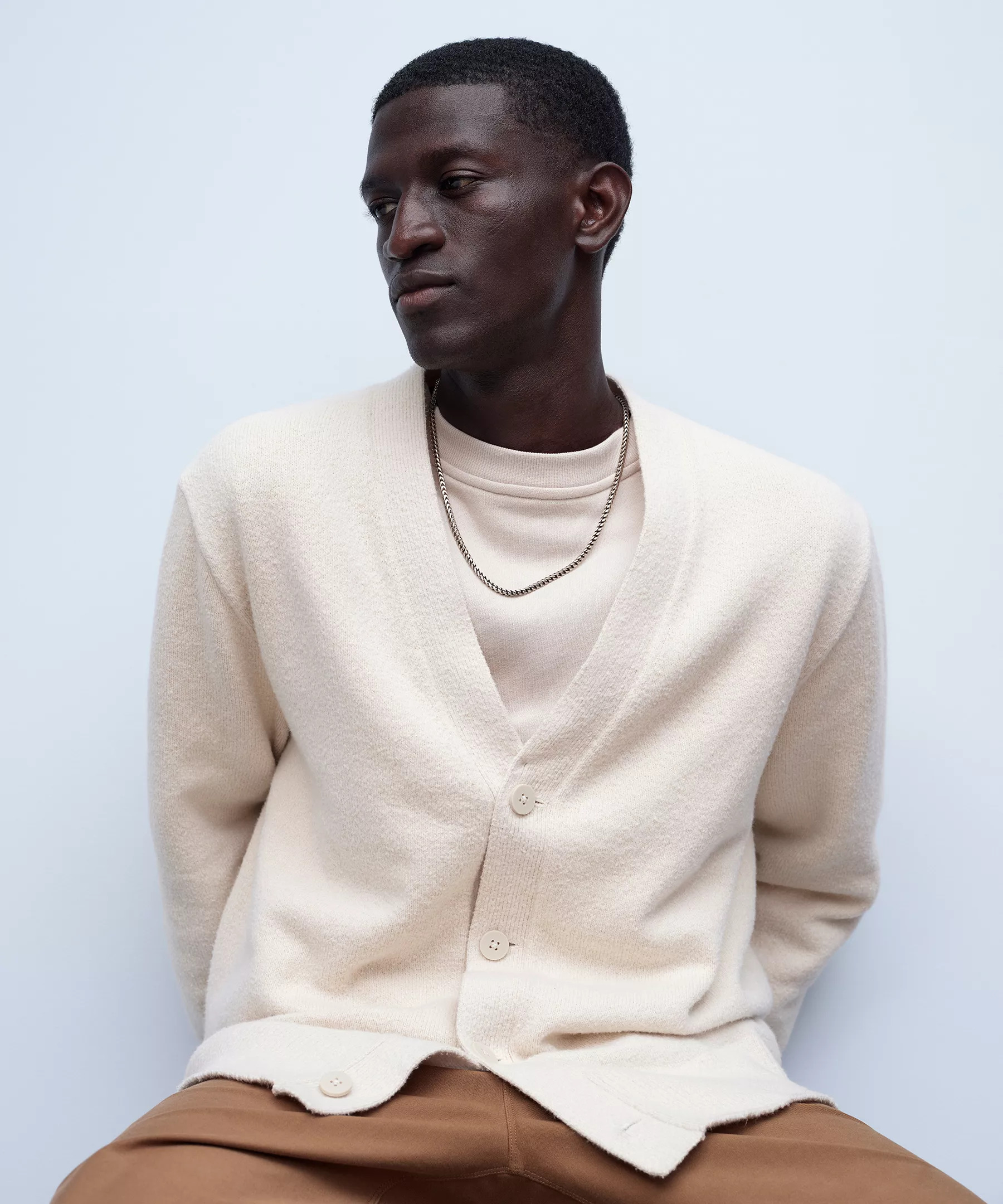 Merino Wool-Blend Cardigan - 4
