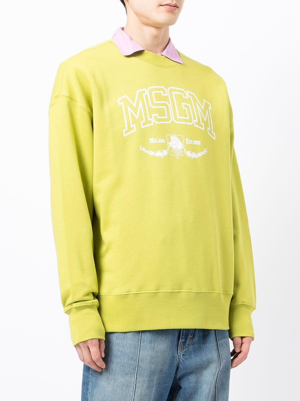 logo print sweatshirt - 3