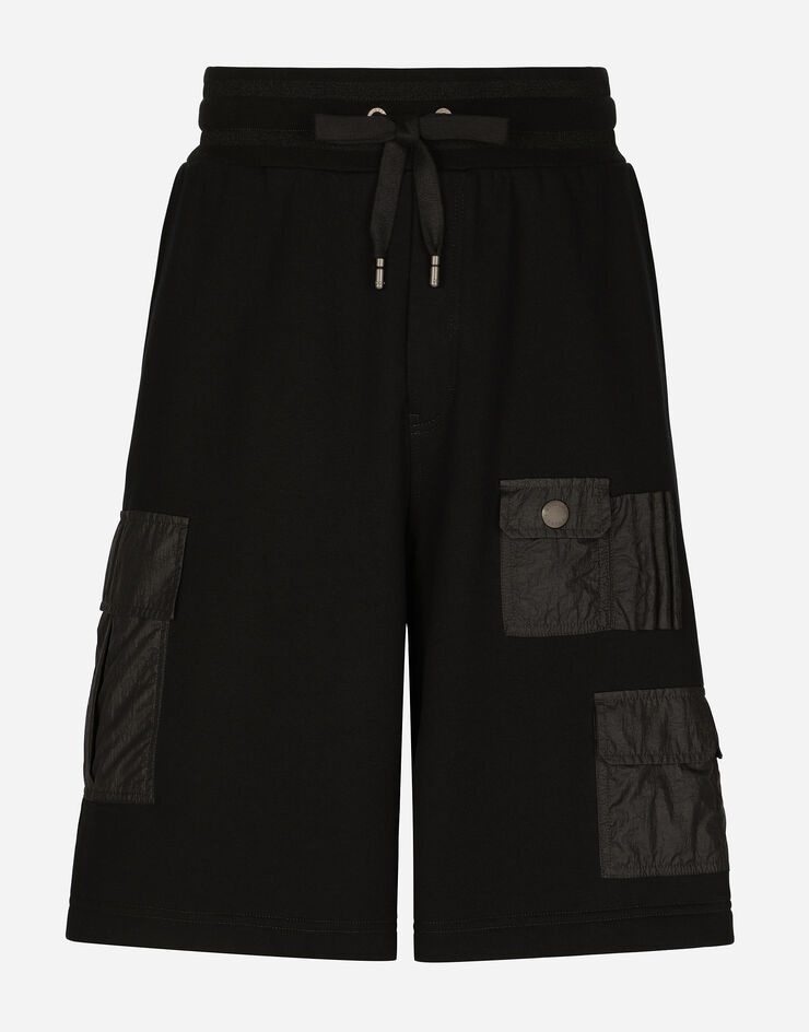Jogging shorts with large pockets and DG embroidery - 1