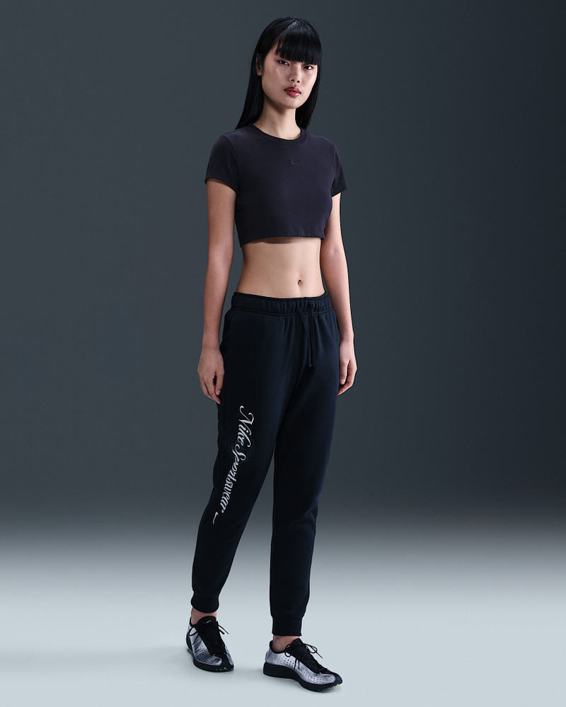 Nike Sportswear Club Fleece Women's Mid-Rise Graphic Pants 1