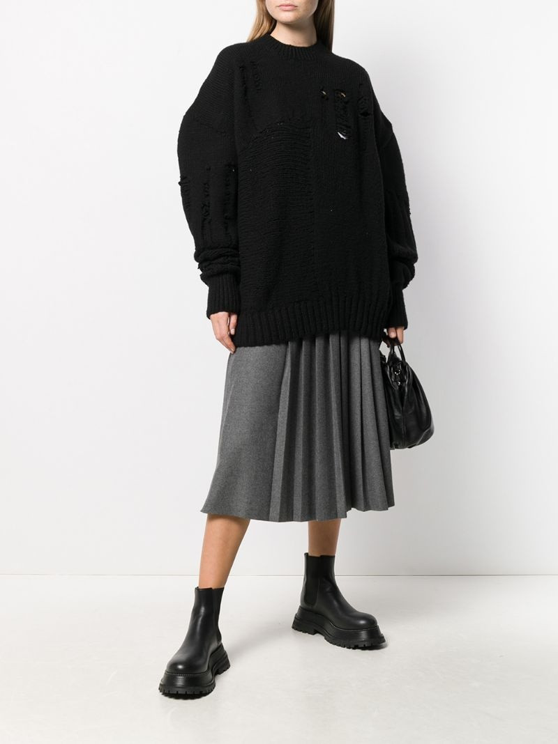 distressed effect jumper 3